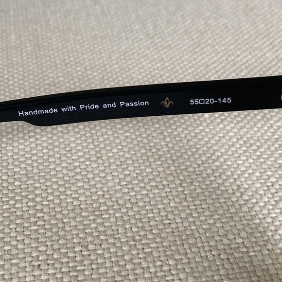 Philippe Plein Horn Rim Double Bridge Black & Gold Framed Sunglasses Unisex - Picture 11 of 16